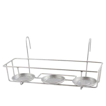 Balcony flowerpot holder, galvanised Sangria Helen