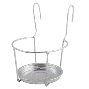 Balcony flowerpot holder, galvanised Sangria Helen