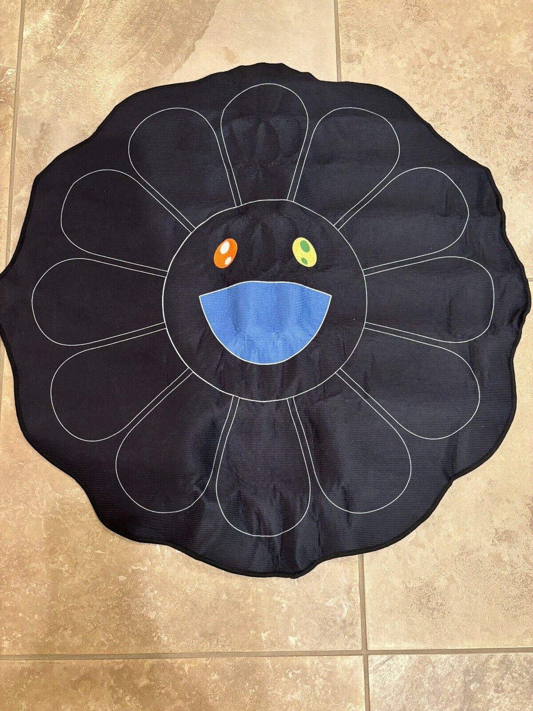 Sunflower Mat Cool Floor Rug Carpet Room Doormat Non-Slip Chair 80Cm