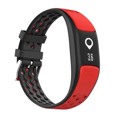 Smart Fit Sporty Fitness Tracker and Waterproof Swimmers Watch Salmon Lucky