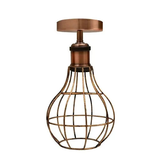 Vintage Industrial Flush Mount Ceiling Lamp Fittings~3666 Sangria Angel