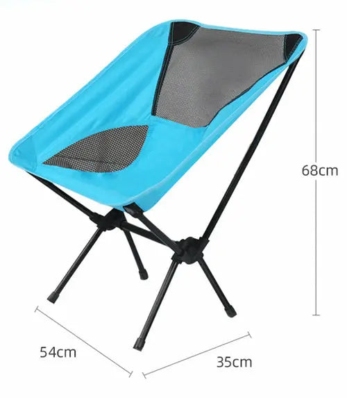 Ultralight Outdoor Folding Camping Chair Picnic Foldable Maroon Asteria