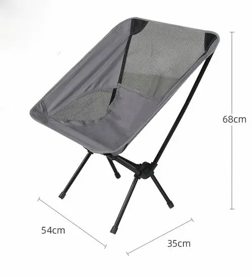 Ultralight Outdoor Folding Camping Chair Picnic Foldable Maroon Asteria