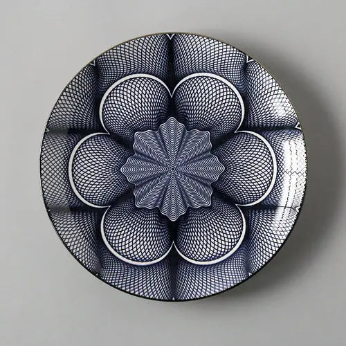 Home Creative Breakfast Plate Meal Plate Dinner Plate Sushi Tableware Crimson Medea