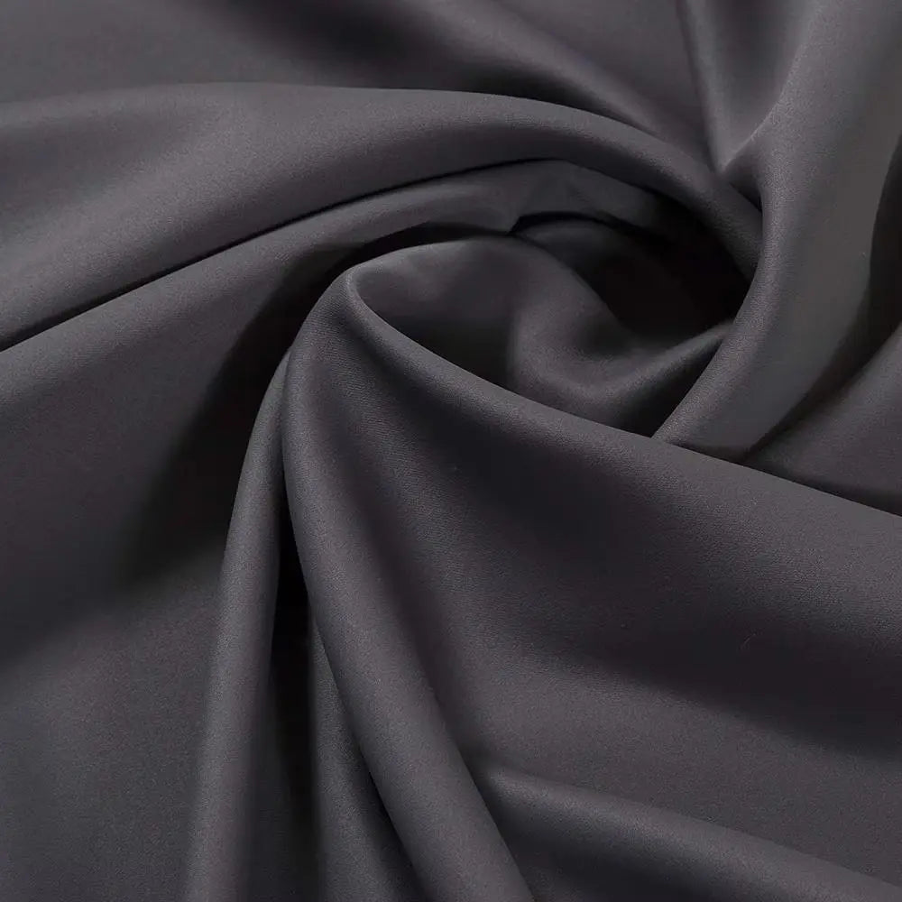 Dark Grey Grommet Blackout Curtain - 80 In. W X 108 In. L