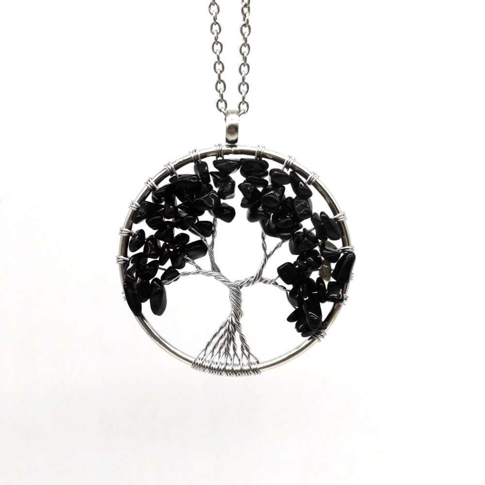 Kabala Life Tree necklace Pink Lucy