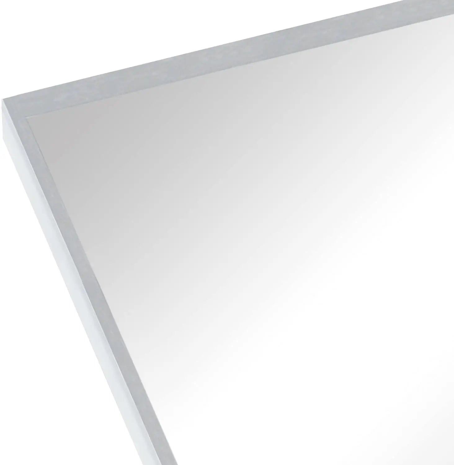 20x30 Inch Silver Metal Framed Arched Bathrrom Mirror for Wall. Sangria Beech