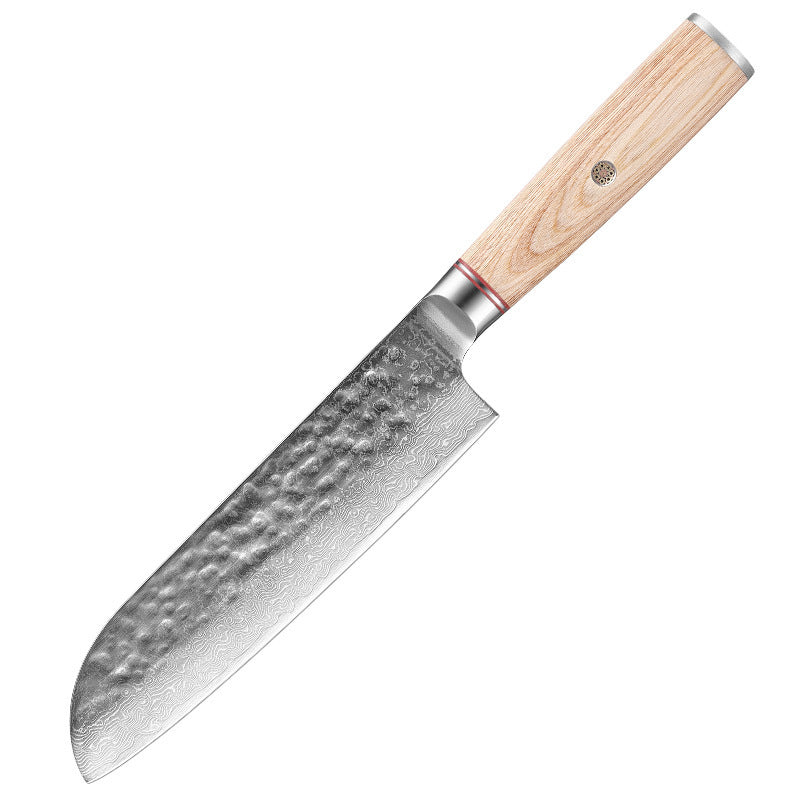 Damascus Steel Hand Kitchen Knife Pink Lucy