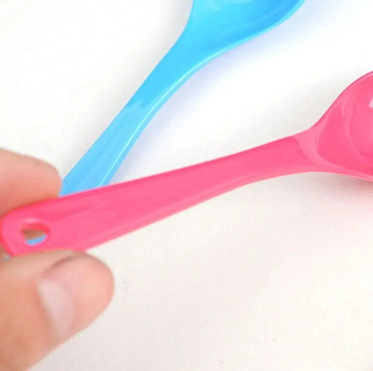 Baby Toddler Feeding Spoons Crimson Medea