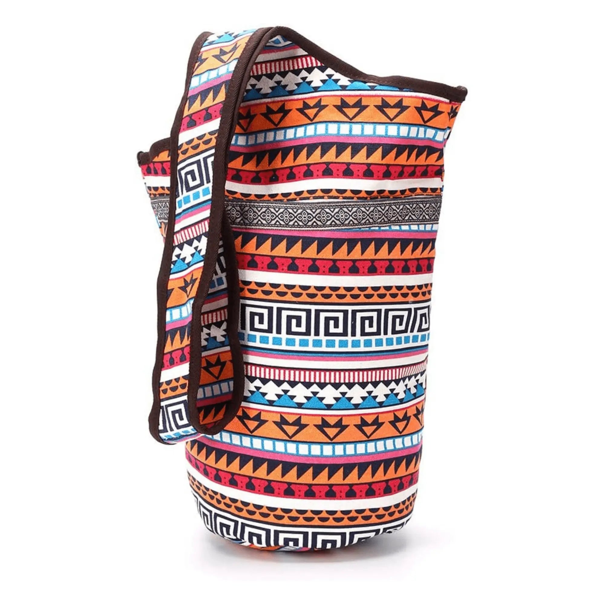 JupiterGear Yoga Mat Carrying Tote Bag with Large Pockets Black Lavender