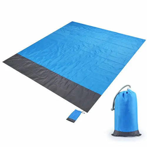 Portable Waterproof Picnic Mat Beach Mat Pocket Blanket Maroon Asteria