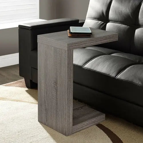 11.5" x 18" x 24" White Hollow Core Particle Board Accent Table Jade