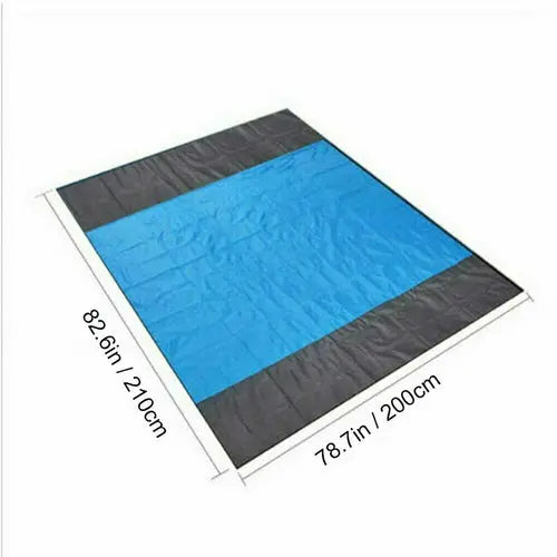 Portable Waterproof Picnic Mat Beach Mat Pocket Blanket Maroon Asteria