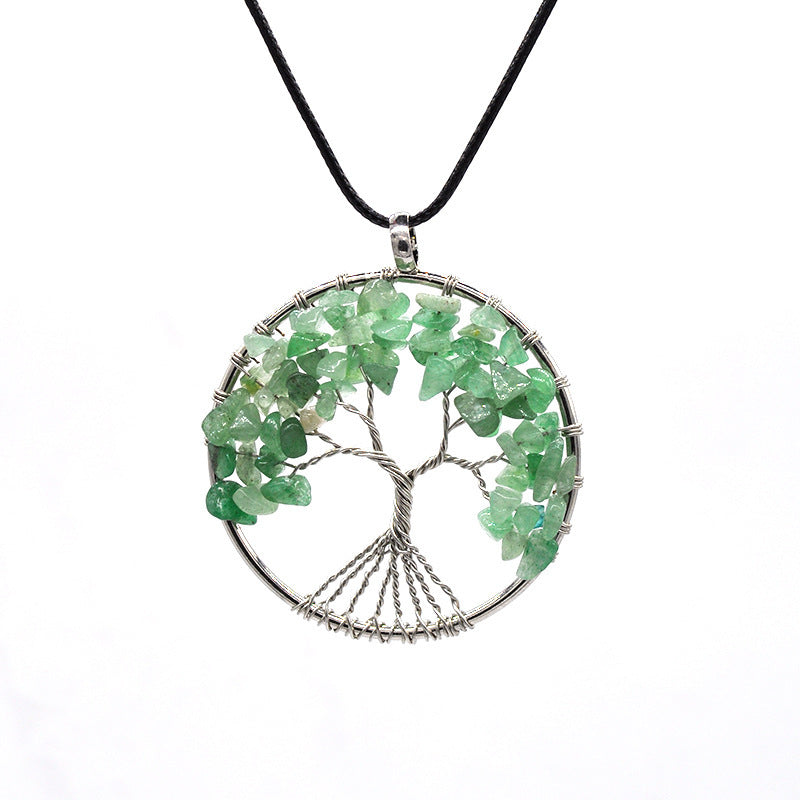 Kabala Life Tree necklace Pink Lucy
