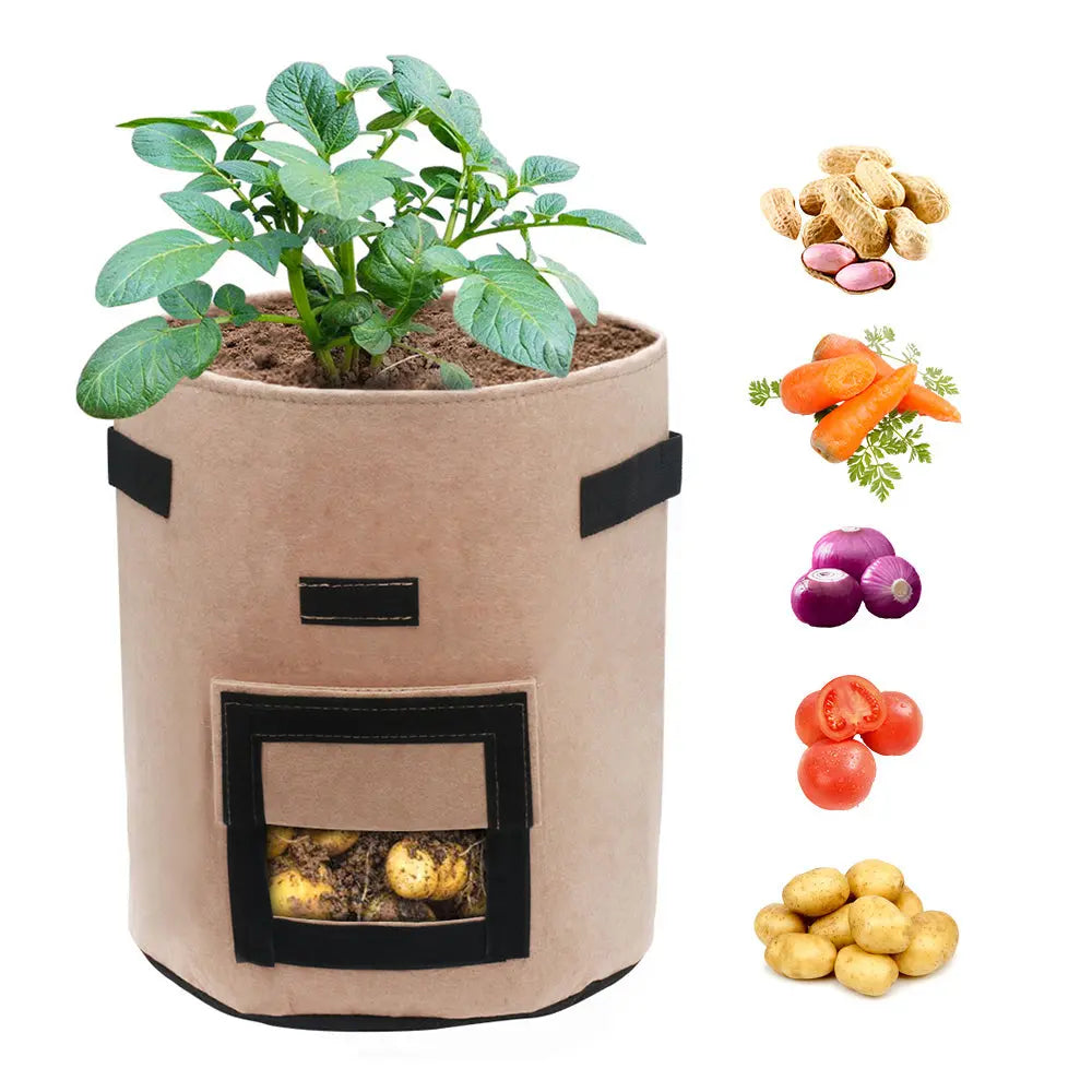 Portable Plant Bag Potato Planting Bag Durable Bag Teal Simba
