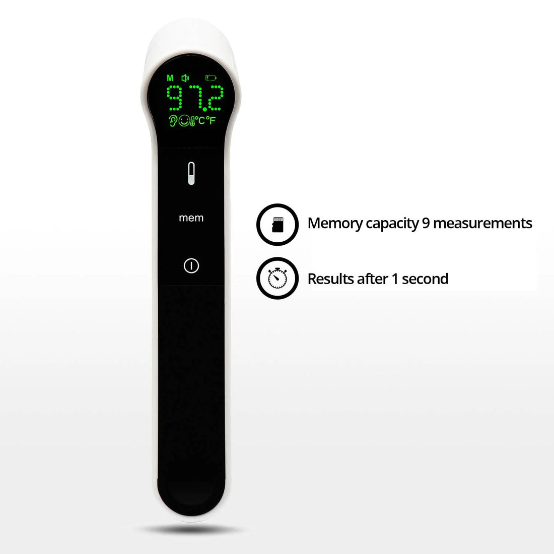 Digital Infrared Thermometer - Forehead and Ear Thermometer