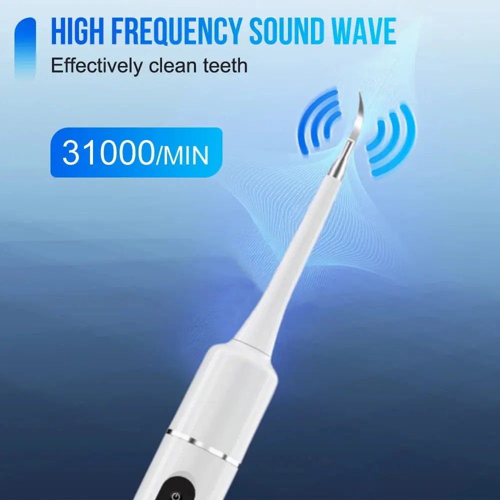 Sonic Electric Toothbrush - Dual Purpose Dental Cleaner, Home Portable Calculus Removal Care and Toothbrush Tool
