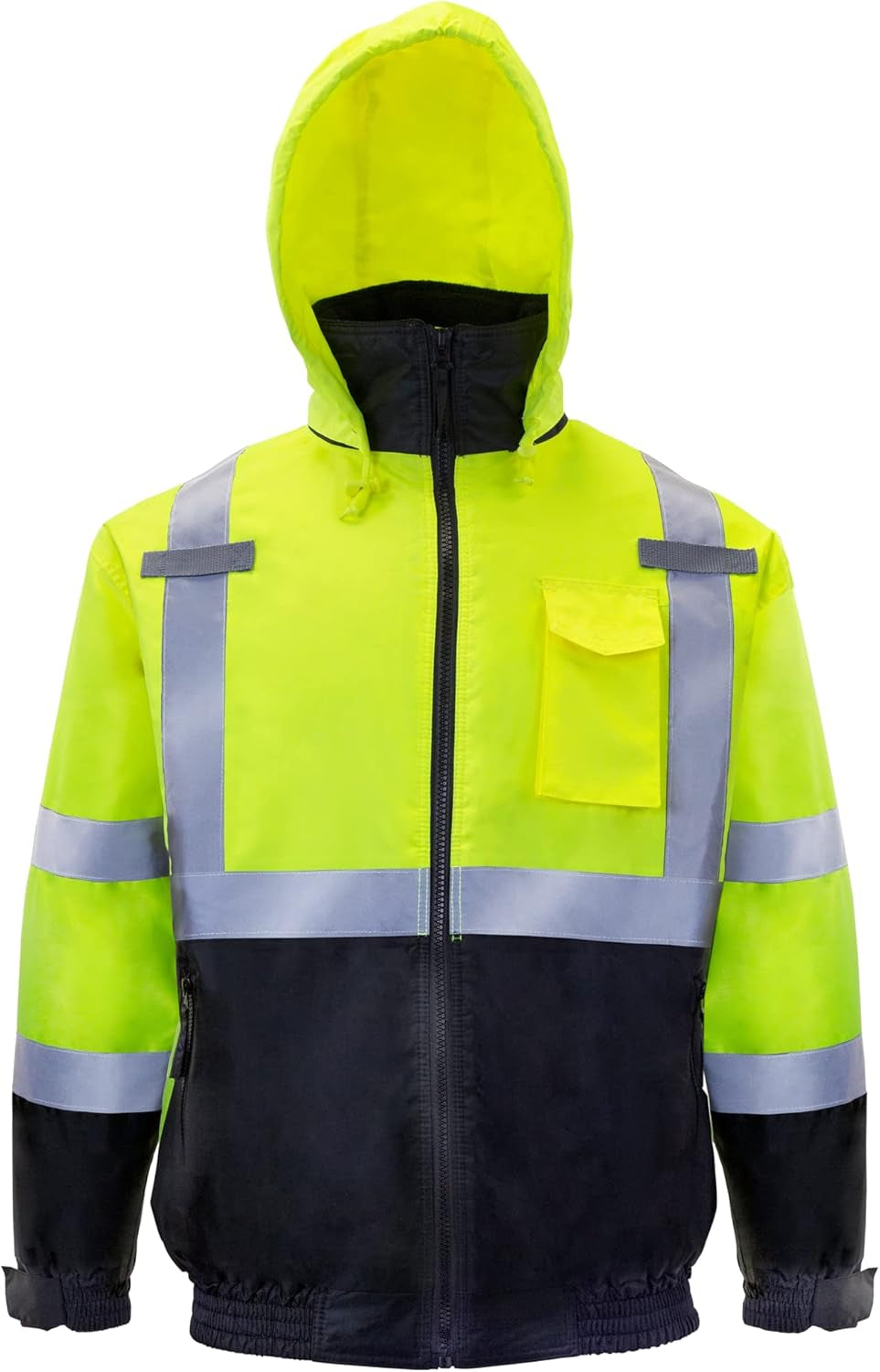 High Visibility Waterproof Bomber Jacket ANSI/ISEA 107-2015 Class 3 Level 2 …