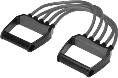 Chest Expander - Durable Natural Rubber Tubing with Adjustable Lemon Odysseus