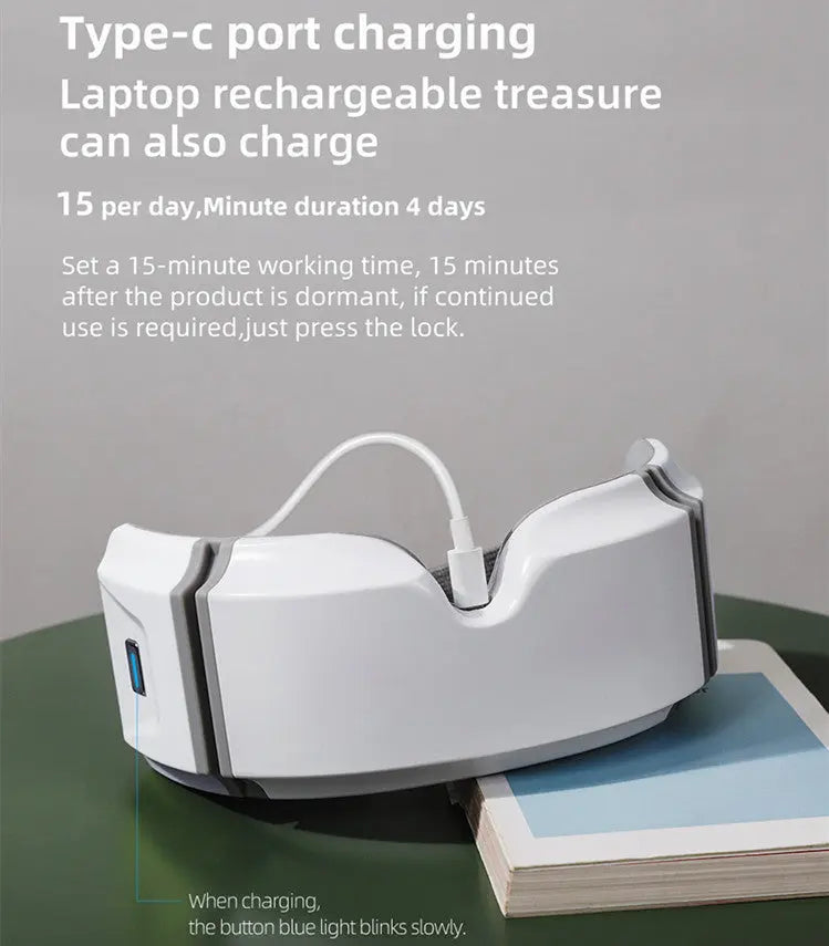 Eye heating eye massager Crimson Medea