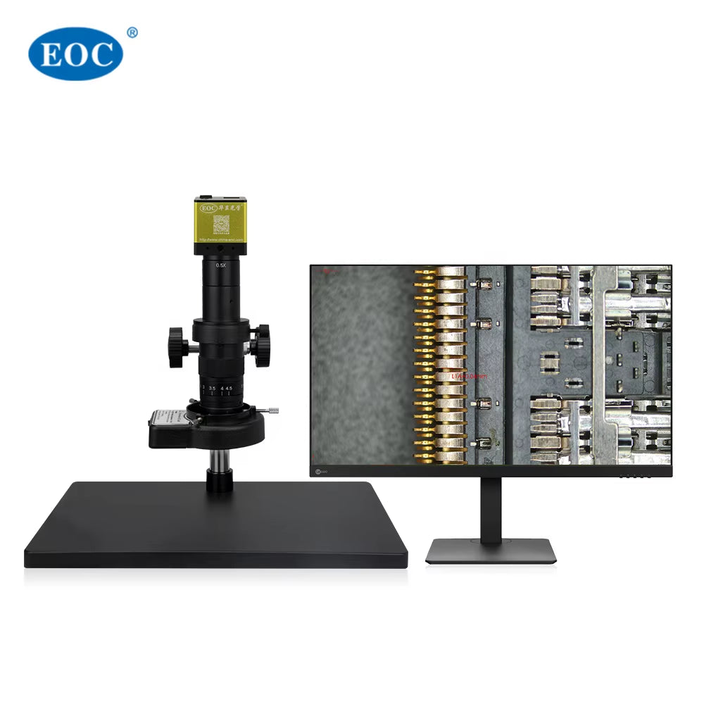 EOC 4K Ultra HD Industrial Electron Monocular Drawtube with LED Light Source Attractive Digital Price Microscope