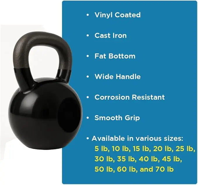 Vinyl Coated Kettlebell Weights: Your Ultimate Fitness Companion for Lemon Odysseus