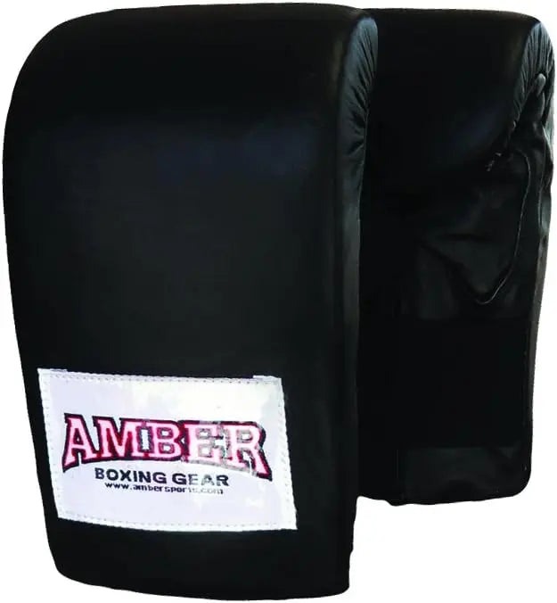 Deluxe Boxing Bag Gloves, Top-Grain Leather, Shock-Absorbing Padding, Lemon Odysseus