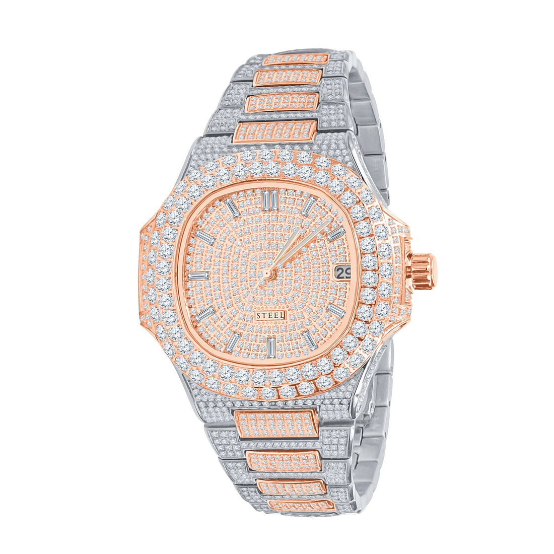 LORD STEEL CRYSTAL WATCH | 5306618 Lilac Quartz