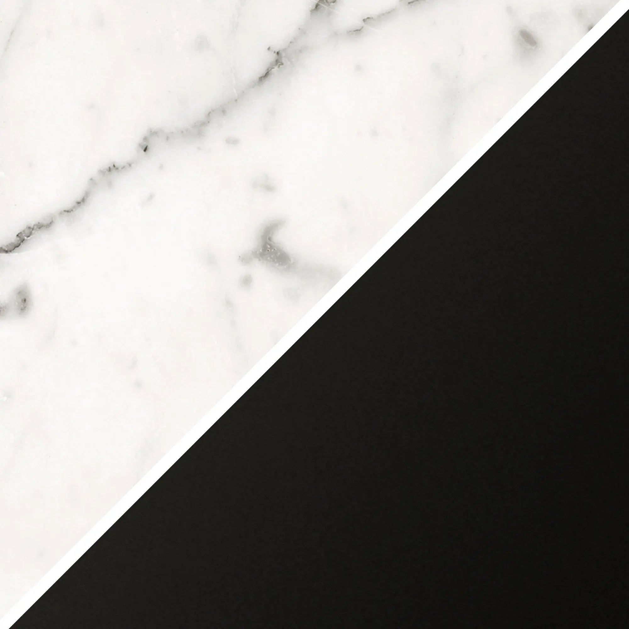 24" Black and White Marble and Metal Cylinder Table Lamp With White White Diomedes