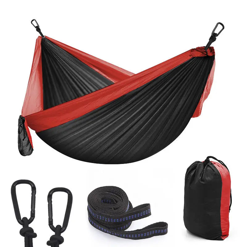 Camping Parachute Hammock Survival For Garden Outdoor Maroon Asteria