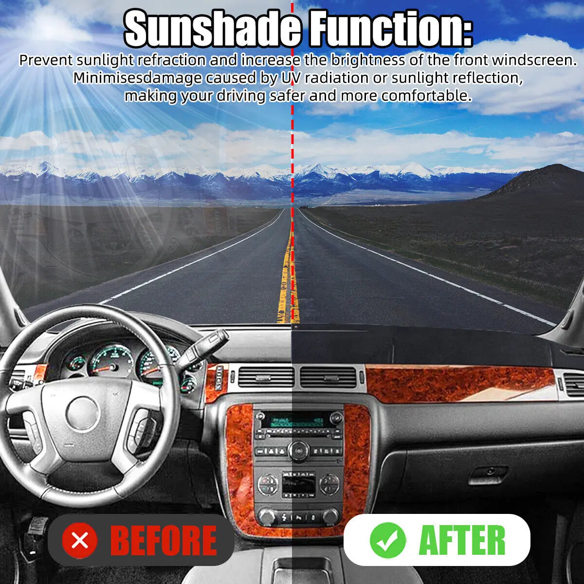 Car Dash Cover Mat Dashboard Pad for Chevy Silverado 1500 2500 Tahoe Puce Gaia