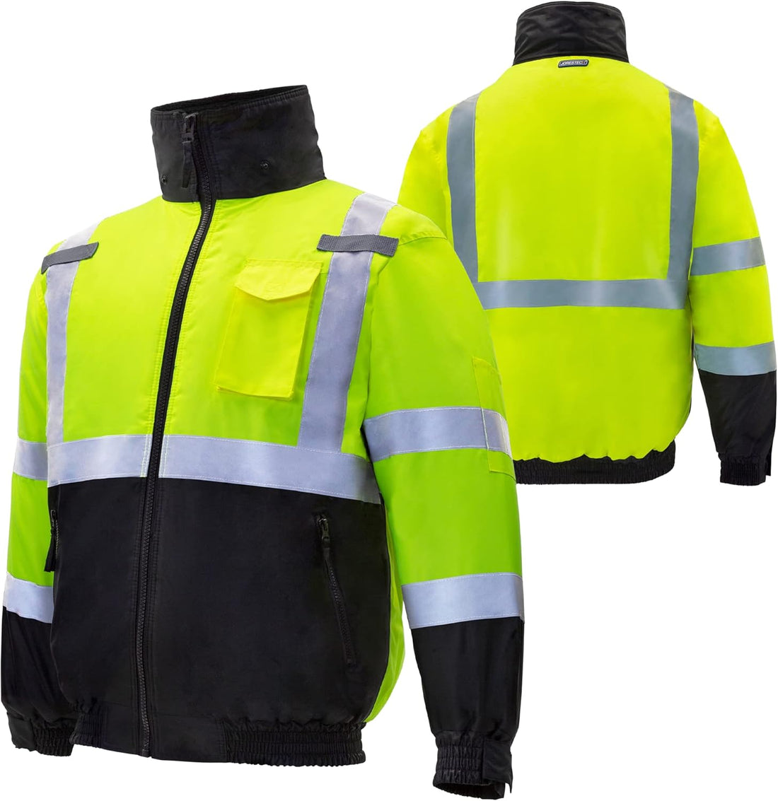 High Visibility Waterproof Bomber Jacket ANSI/ISEA 107-2015 Class 3 Level 2 …