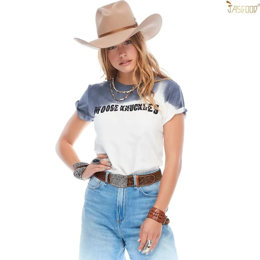 Men Women Western Belts Floral Embossed Leather Country Belt Cowgirls Cowboy