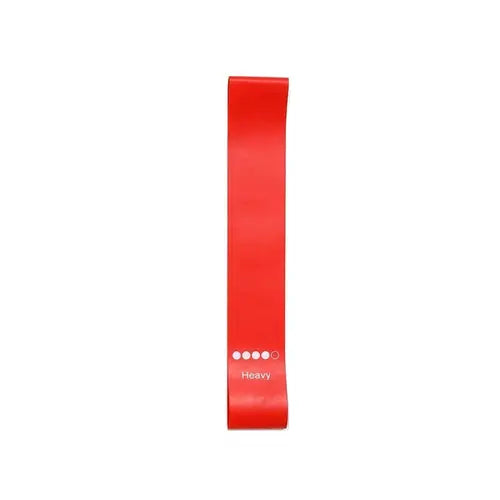 Yoga Resistance Rubber Bands Indoor Outdoor Fitness Equipment Crimson Medea