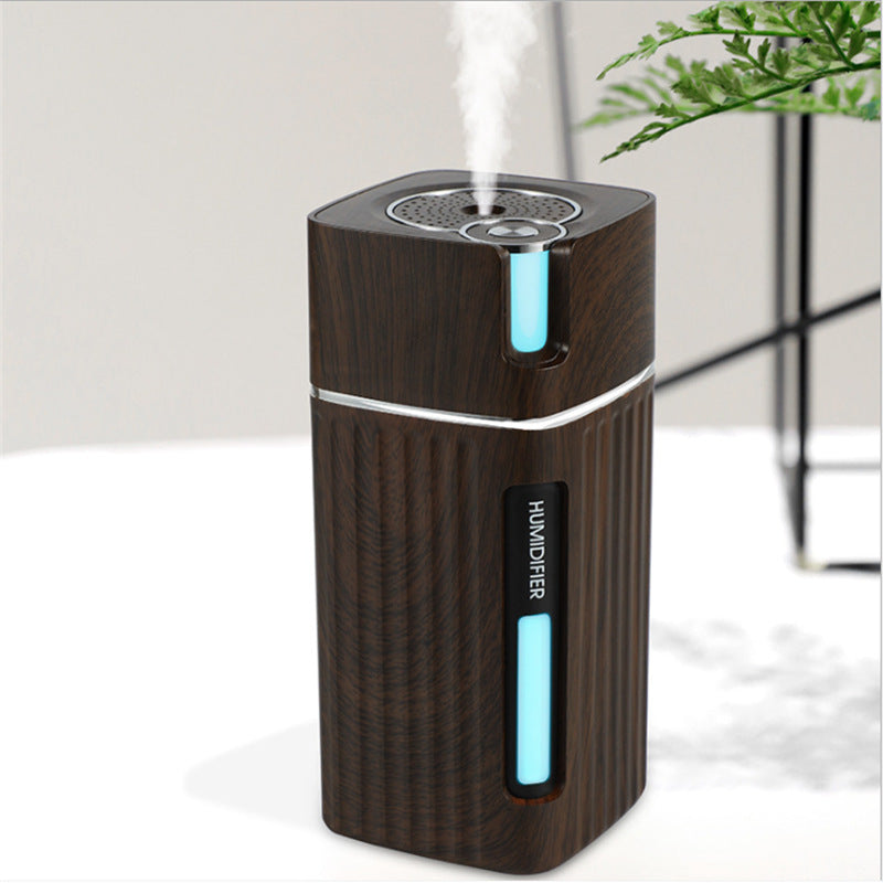Ultrasonic Air Humidifier USB Mini Mist Maker LED Light Maroon Asteria
