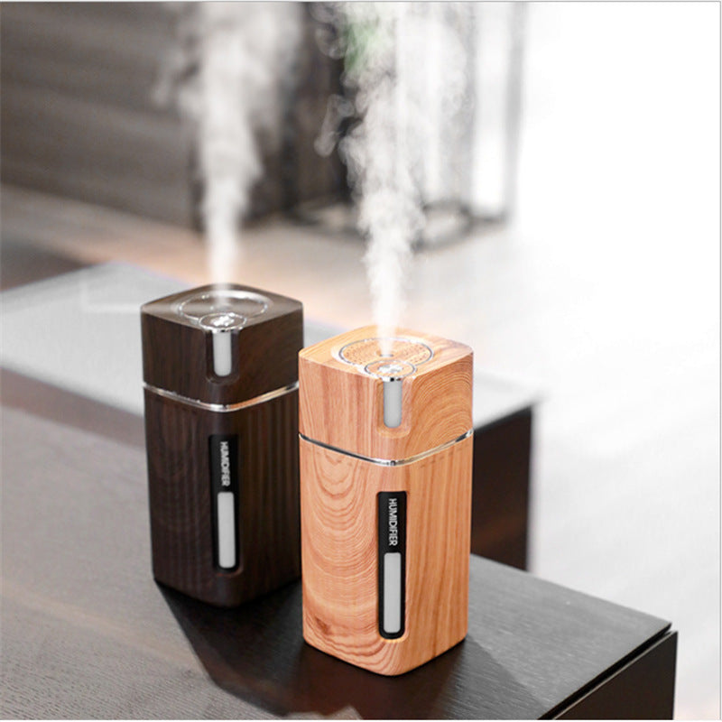 Ultrasonic Air Humidifier USB Mini Mist Maker LED Light Maroon Asteria