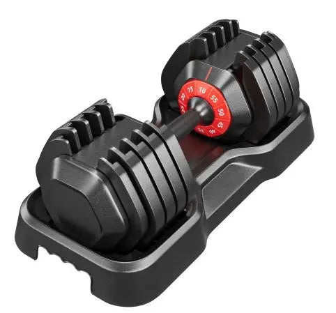 Adjustable Dumbbell Set, 10 In 1 Free Dumbbell For Men And Women, Black Dumbbell For Home Gym, Full Body Workout Fitness, Fast Adjust By Turning Handle 10 Gears55 LB Pink Lucy