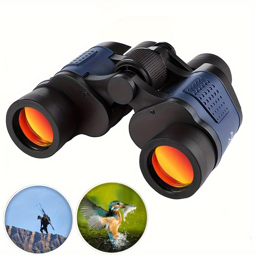 Binoculars For Adults High Power,60x60 With Low Light Night Vision Waterproof Binoculars Watching Outdoor Sports Concerts Binoculars For Bird Watching Professional Pink Lucy