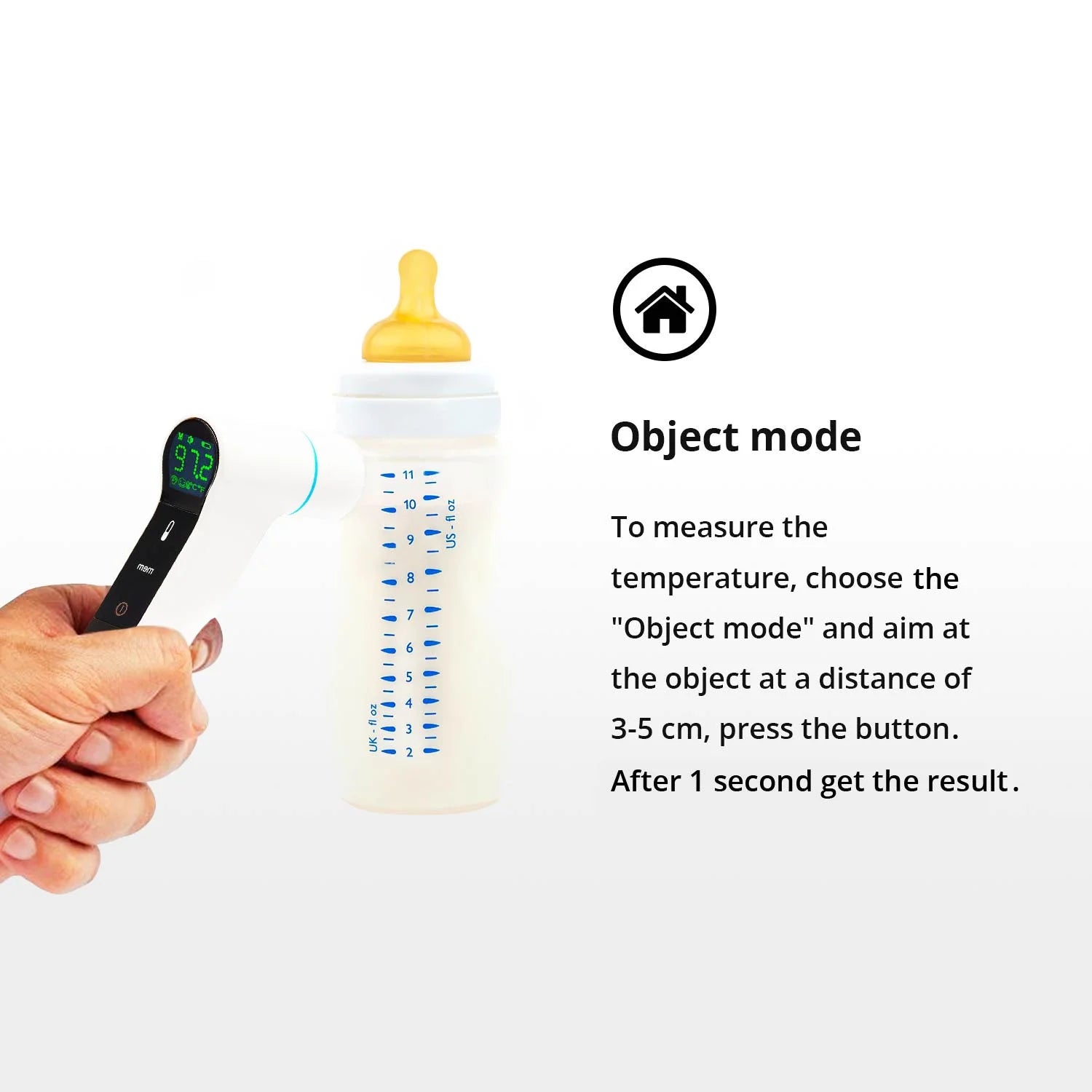 Digital Infrared Thermometer - Forehead and Ear Thermometer