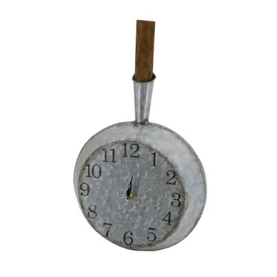 10.6x3x18.1 Frye Wall Clock Pink Lucy