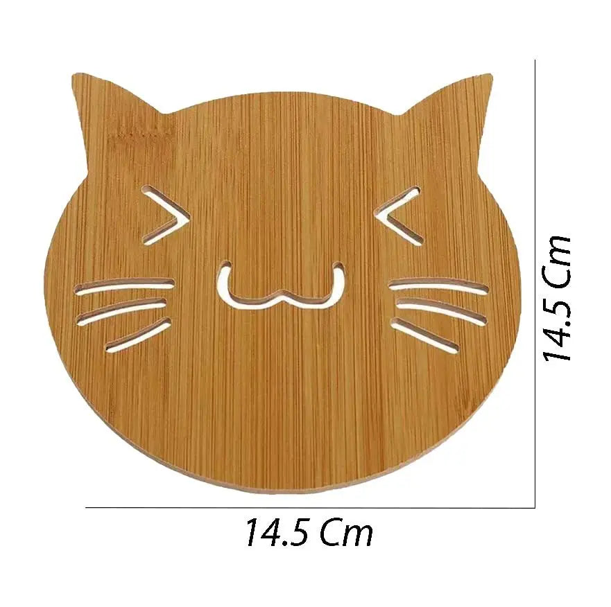 Cartoon Coasters Cup Carriers For Drinks Table Placemats Wood Drink Drinking Coaster Coffee Mug Rack Coffee Cup Stand Cup Coaster Wood Cup Wooden Dining Table Cup Holder Pink Lucy