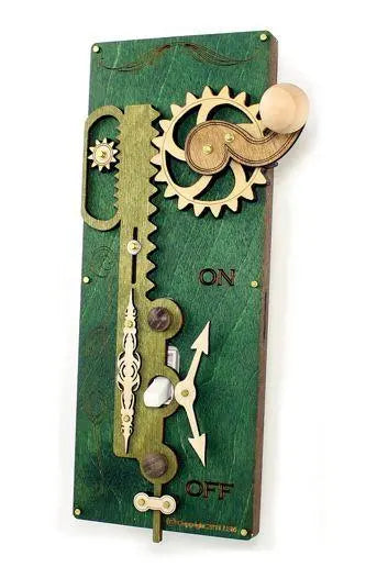 Single Rack & Pinion Switch Plate Green 8000E Red Sunflower