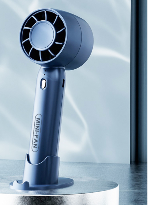 Handheld Fan Mini Fan Personal Portable USB Rechargeable Maroon Asteria