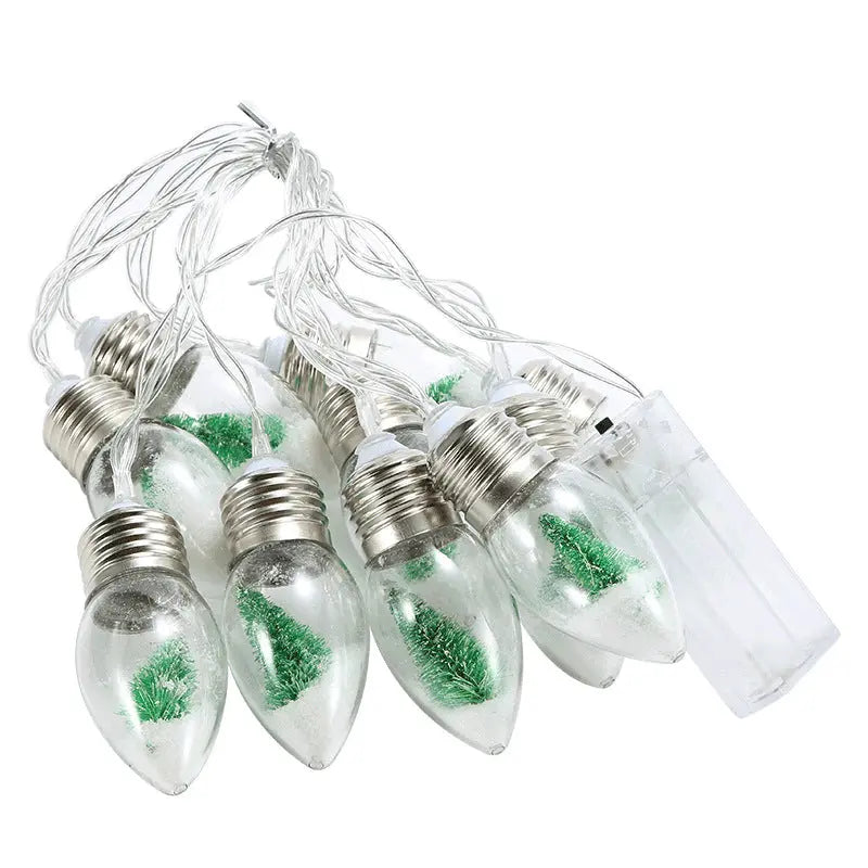 New LED Wishing Bottle String Lights Battery Powered Maroon Asteria