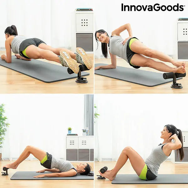 Sit-up Bar for Abdominals with Suction Pad and Exercise Guide CoreUp Bigbuy