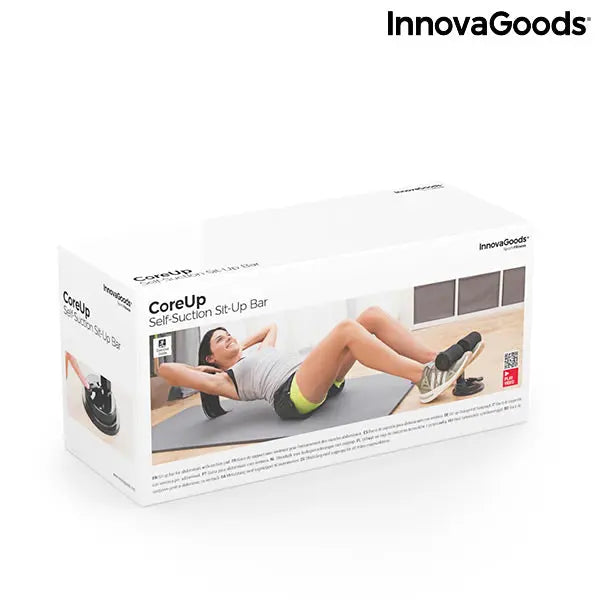 Sit-up Bar for Abdominals with Suction Pad and Exercise Guide CoreUp Bigbuy