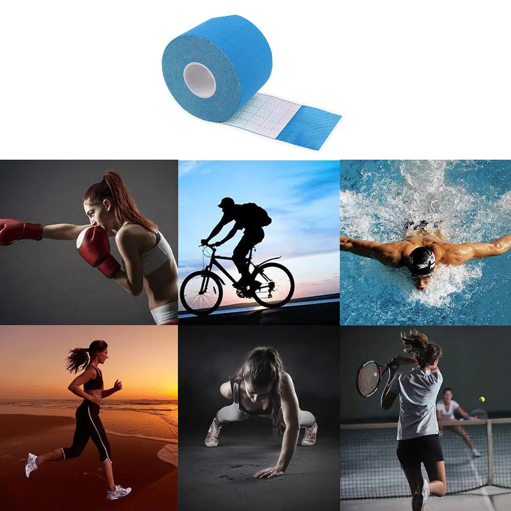 Tape for Athletes for Pain Relief Injury Recovery Teal Simba