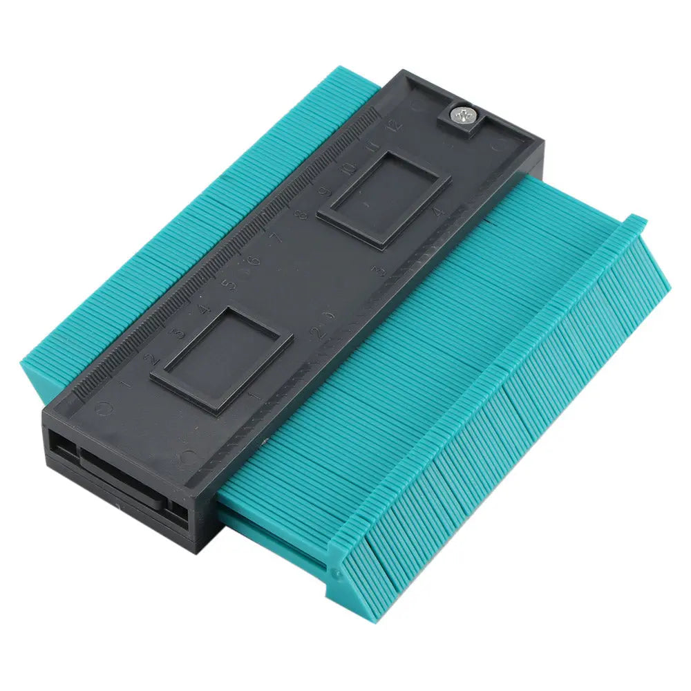 Contour Irregular Profile Measuring Gauge Ruler Teal Simba