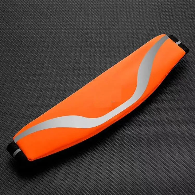Water-Resistant Sport Waist Pack Running Belt with Reflective Strip Black Lavender