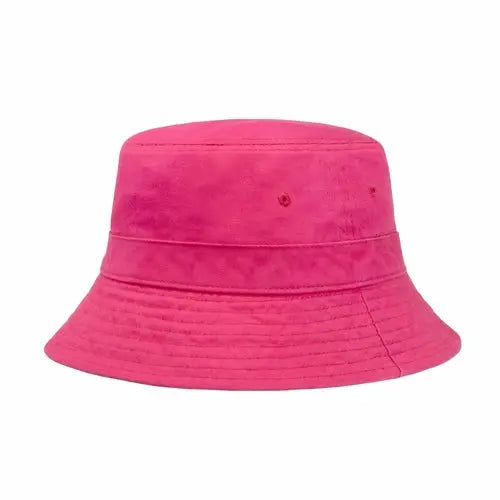 Classic Washed Cotton Bucket Hat Crimson Hector